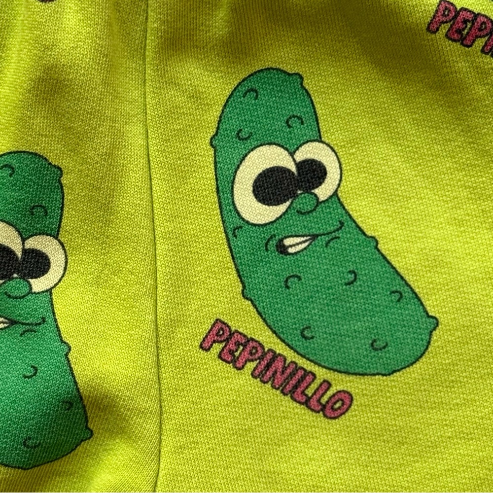 Hugo Loves Tiki Kids Unisex Pickles Sweatpants - Green - Size 6-12M - Picture 6 of 10